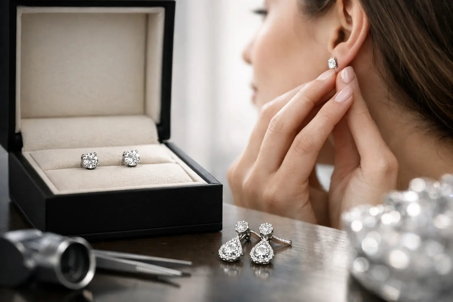 How to Choose Diamond Earrings Well