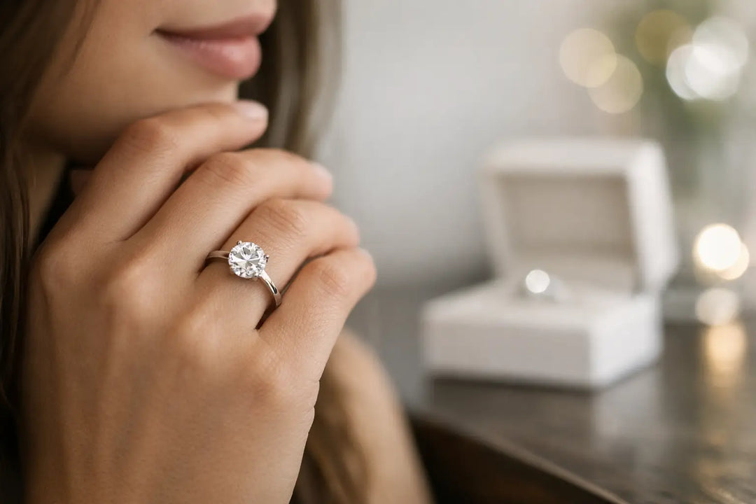 Why Choose a Round Solitaire Engagement Ring