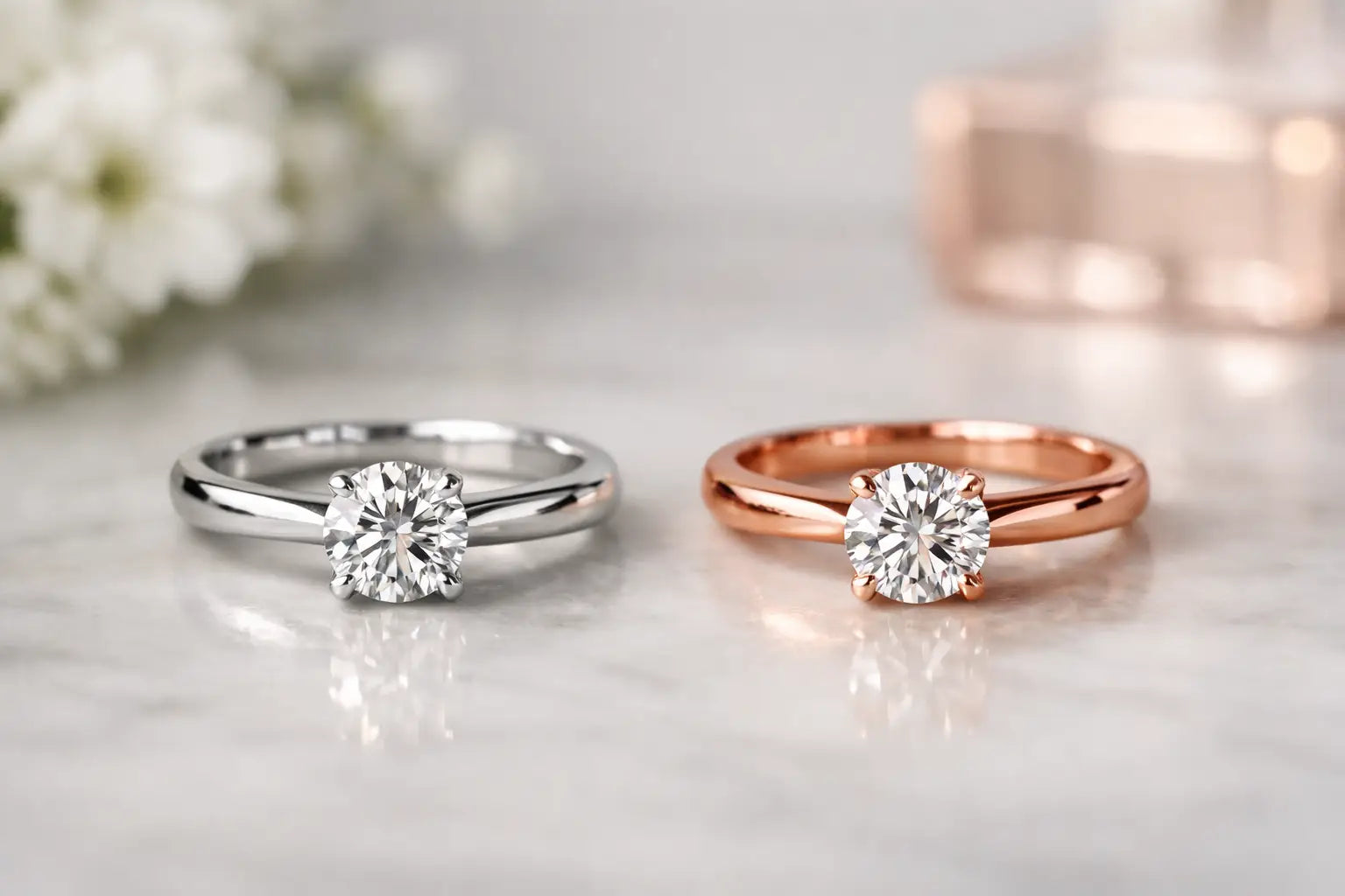 White Gold or Rose Gold Ring?