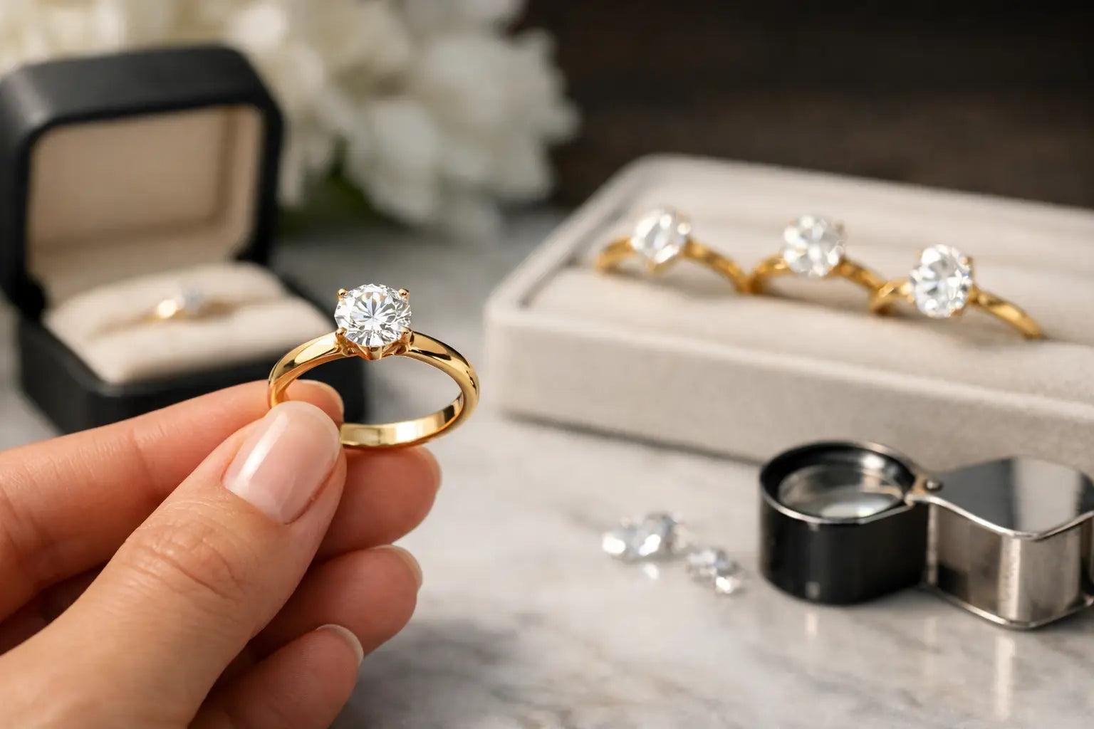 How to Choose an 18k Yellow Gold Engagement Ring