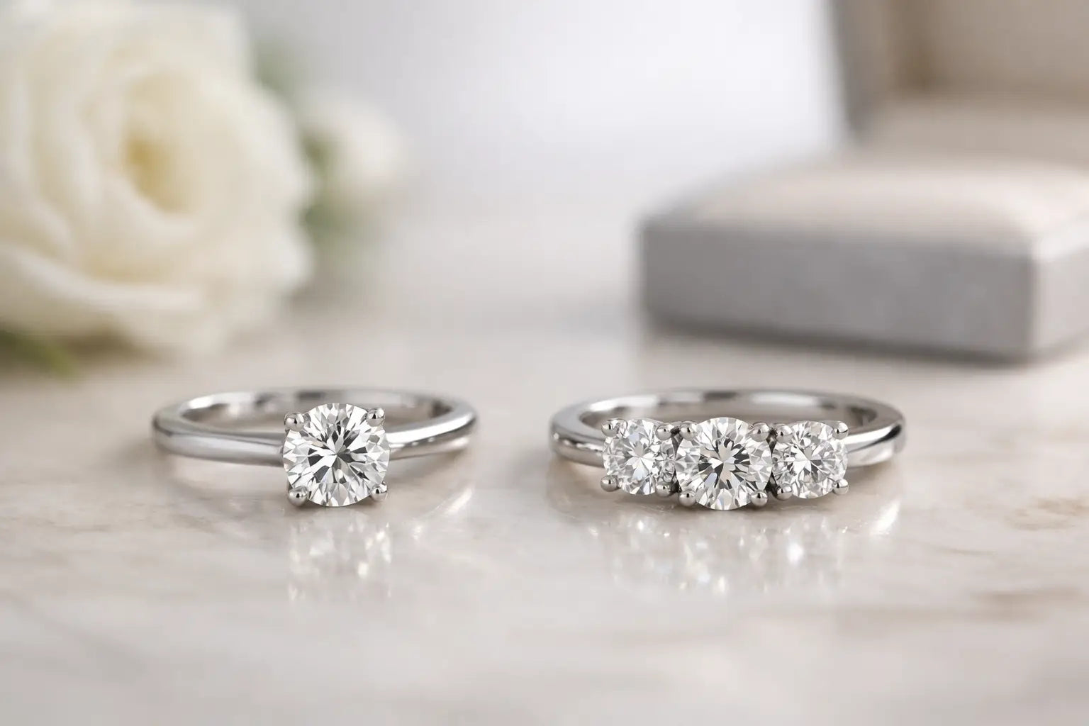 Should You Choose Solitaire or Trilogy Engagement Rings?