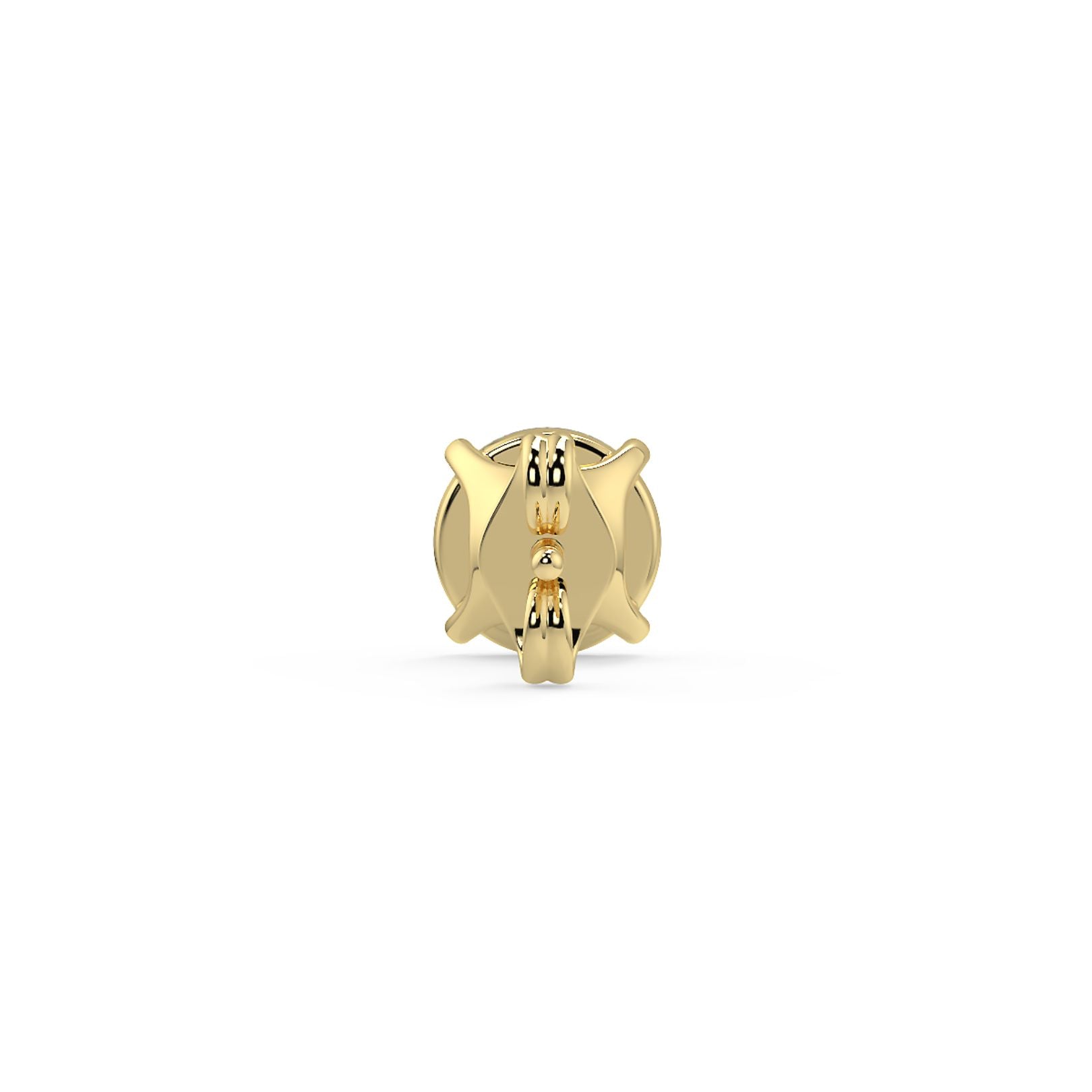 0.50–6 Carat Round Lab Grown Diamond Stud Earrings | Classic Solitaire | 18K White, Yellow & Rose Gold