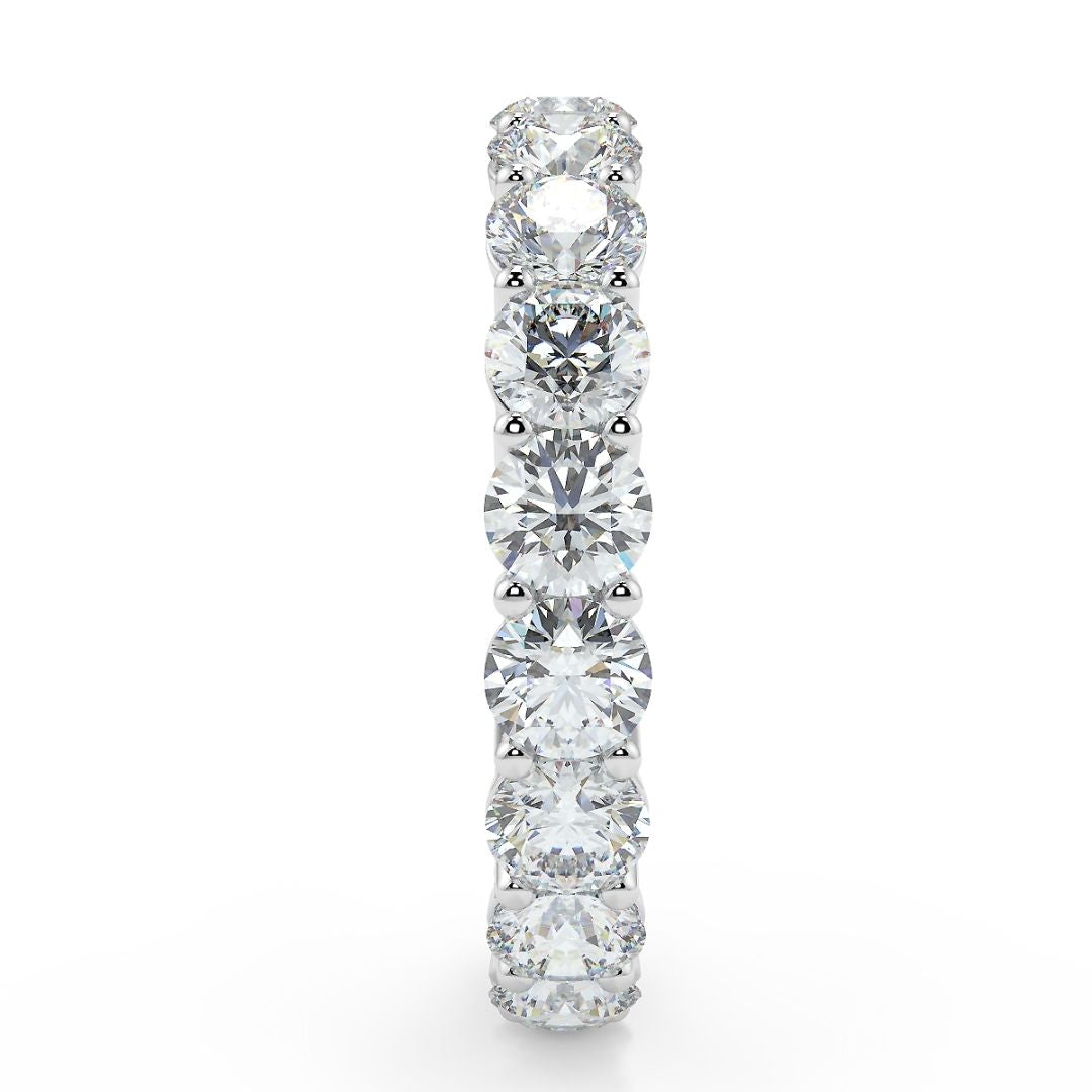 15 Pointer Round-Cut Lab-Grown Diamond Eternity Band