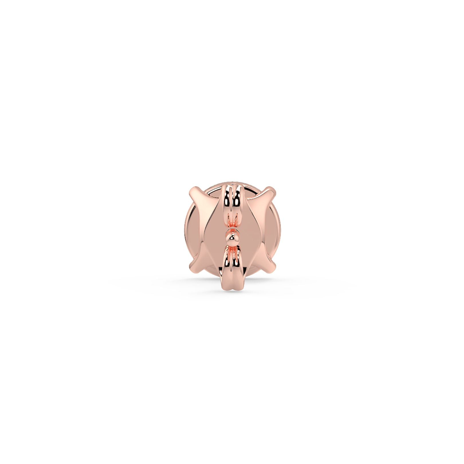 0.50–6 Carat Round Lab Grown Diamond Stud Earrings | Classic Solitaire | 18K White, Yellow & Rose Gold
