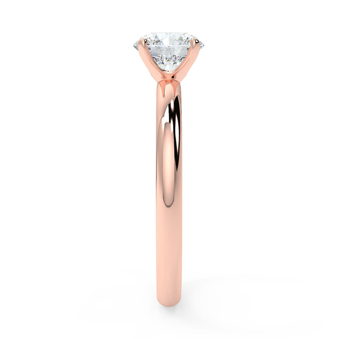 Round-Cut Solitaire Diamond Ring