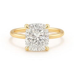 1-5ct Elongated Cushion Cut Lab Grown Diamond Solitaire Ring – Available in 18K Yellow, White & Rose Gold