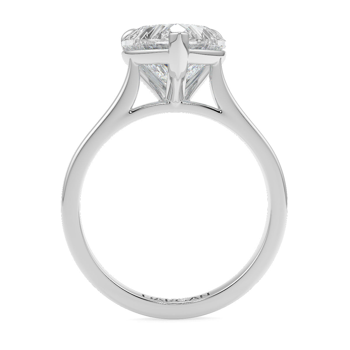 1-5ct Heart Shape Lab Grown Diamond Solitaire Ring | 18kt Yellow, White & Rose Gold