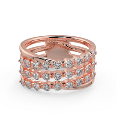 Multi-Row Eternity Lab-Grown Diamond Band
