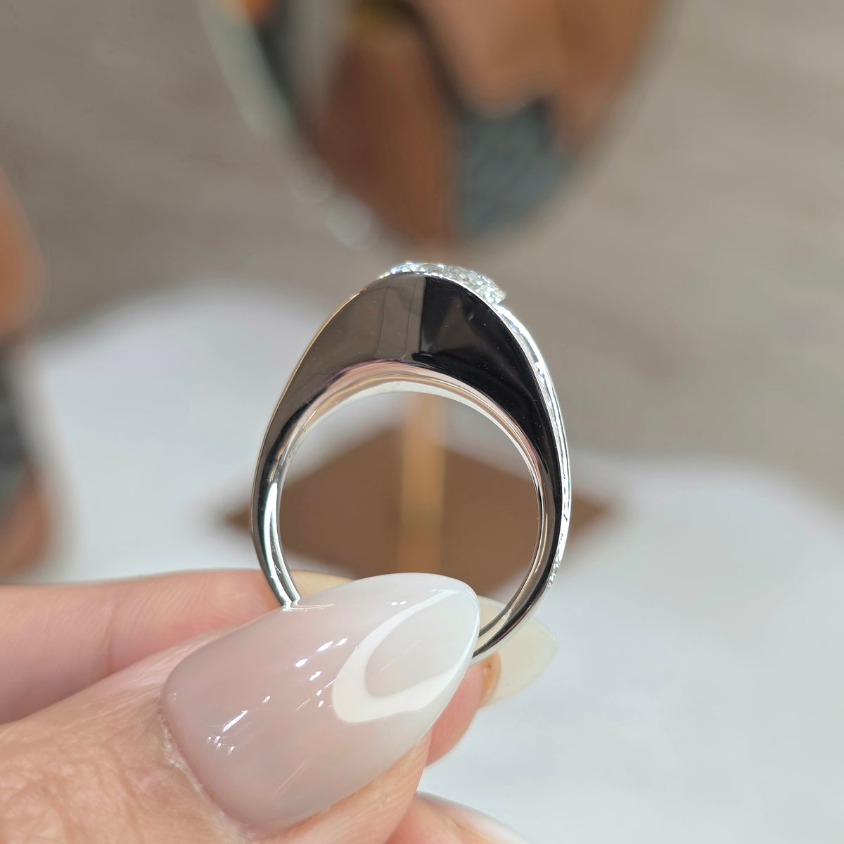 2 Carat Round Lab-Grown Diamond Solitaire Ring in 18K Gold - Diamond River