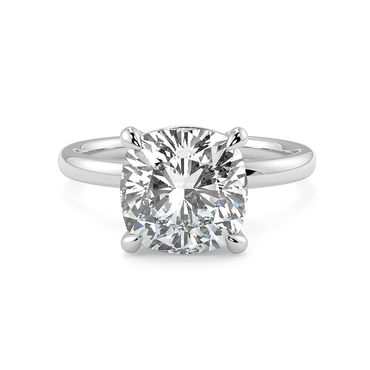 1-5ct Square Cushion Cut Lab Grown Diamond Solitaire Ring – Available in 18K Yellow, White & Rose Gold