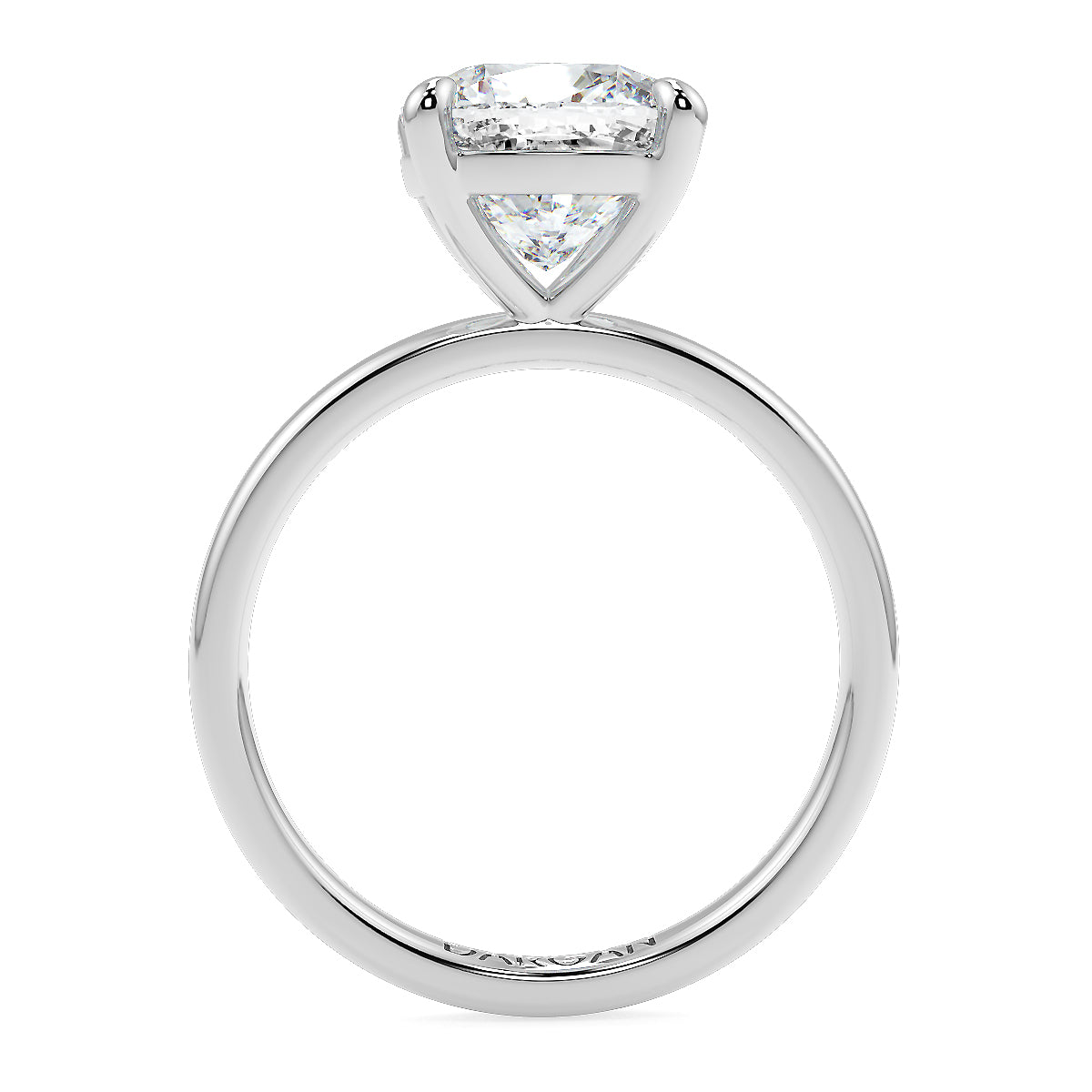 1-5ct Square Cushion Cut Lab Grown Diamond Solitaire Ring – Available in 18K Yellow, White & Rose Gold