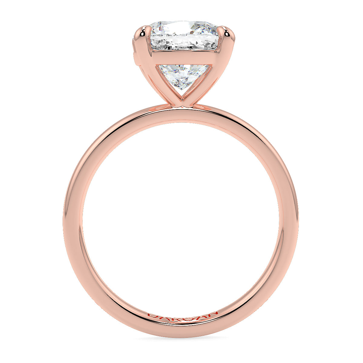 1-5ct Square Cushion Cut Lab Grown Diamond Solitaire Ring – Available in 18K Yellow, White & Rose Gold