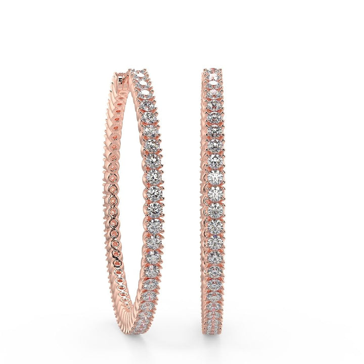 Hoop Lab-Grown Diamond Earrings
