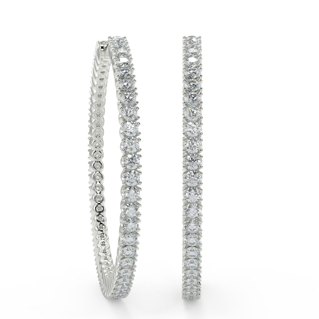 Hoop Lab-Grown Diamond Earrings