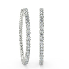 Hoop Lab-Grown Diamond Earrings