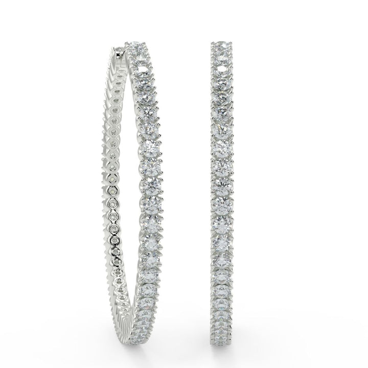 Hoop Lab-Grown Diamond Earrings