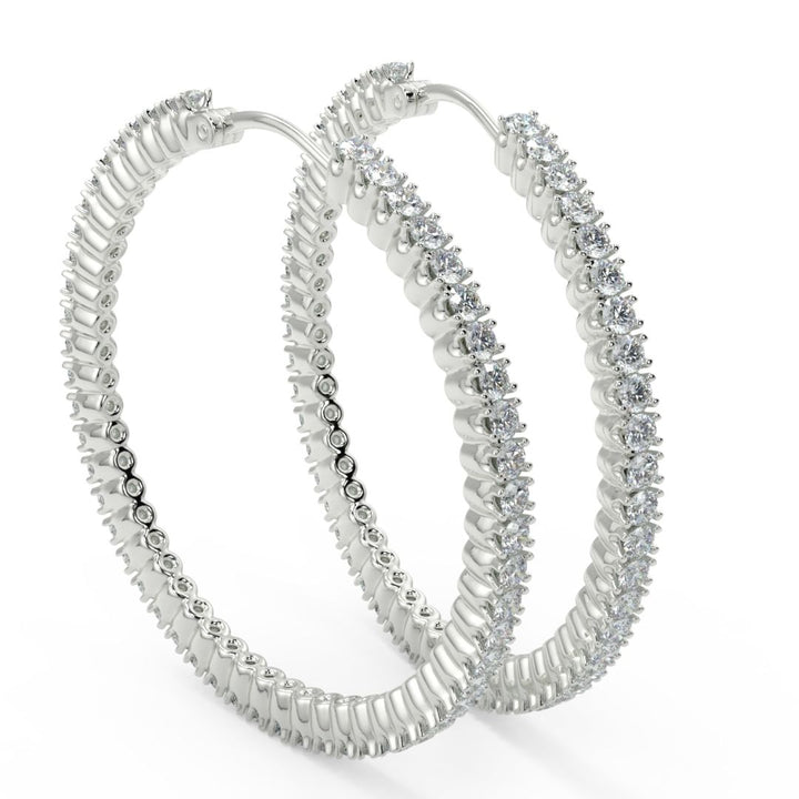 Hoop Lab-Grown Diamond Earrings