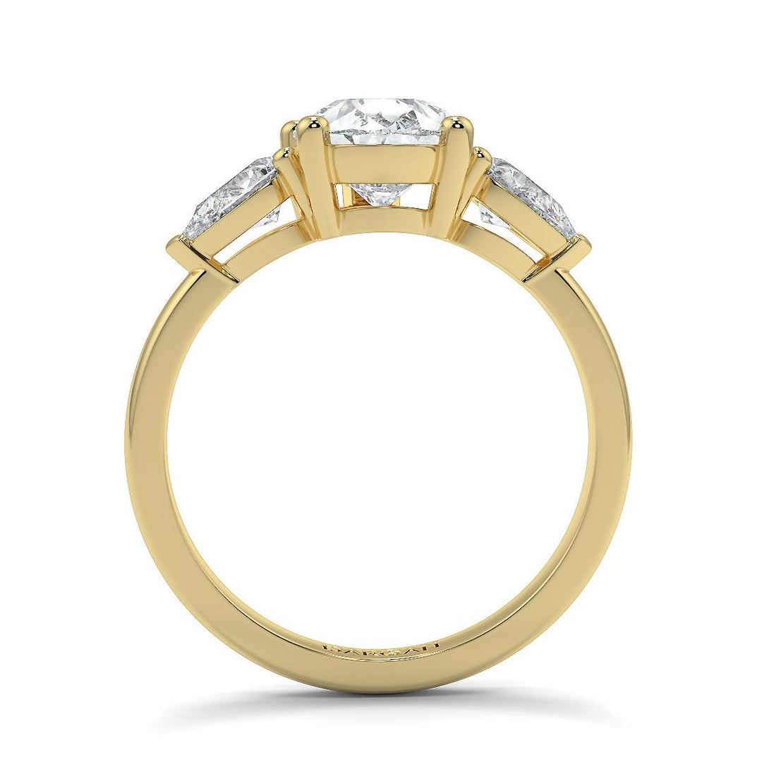 Pear Trilogy Lab-Grown Diamond Ring