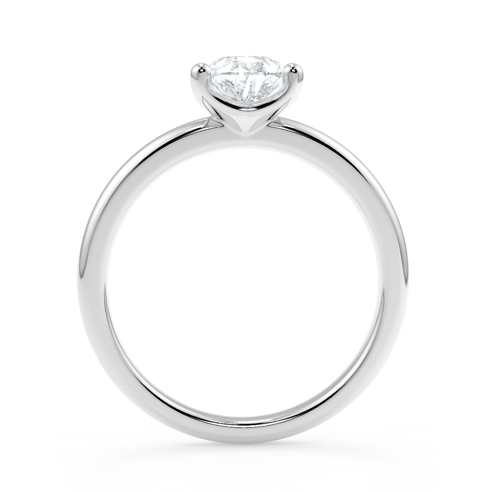 1–3 Carat Pear Cut Lab Grown Diamond Solitaire Ring | Elegant 3-Prong Setting | IGI Certified | 18K White, Yellow & Rose Gold