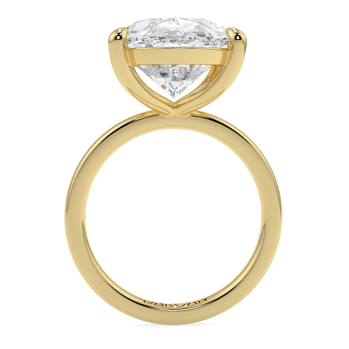 10 Carat Oval Lab Grown Diamond Solitaire Ring | Classic Four-Prong Setting | IGI Certified | 18K White Gold