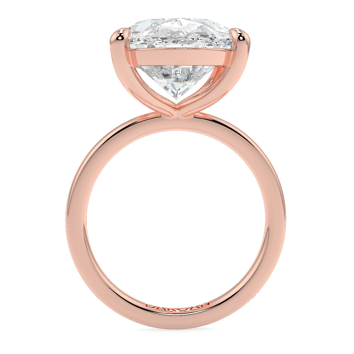 10 Carat Oval Lab Grown Diamond Solitaire Ring | Classic Four-Prong Setting | IGI Certified | 18K White Gold