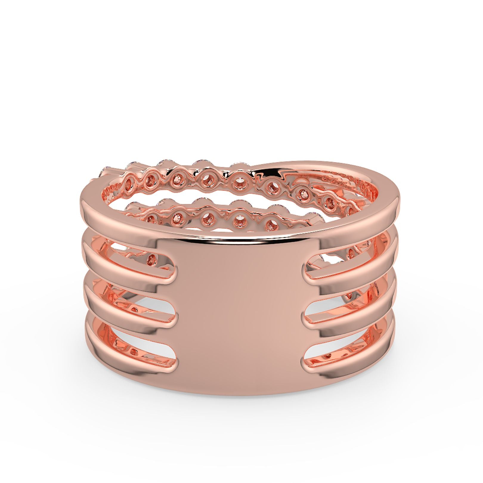 Multi-Row Eternity Lab-Grown Diamond Band