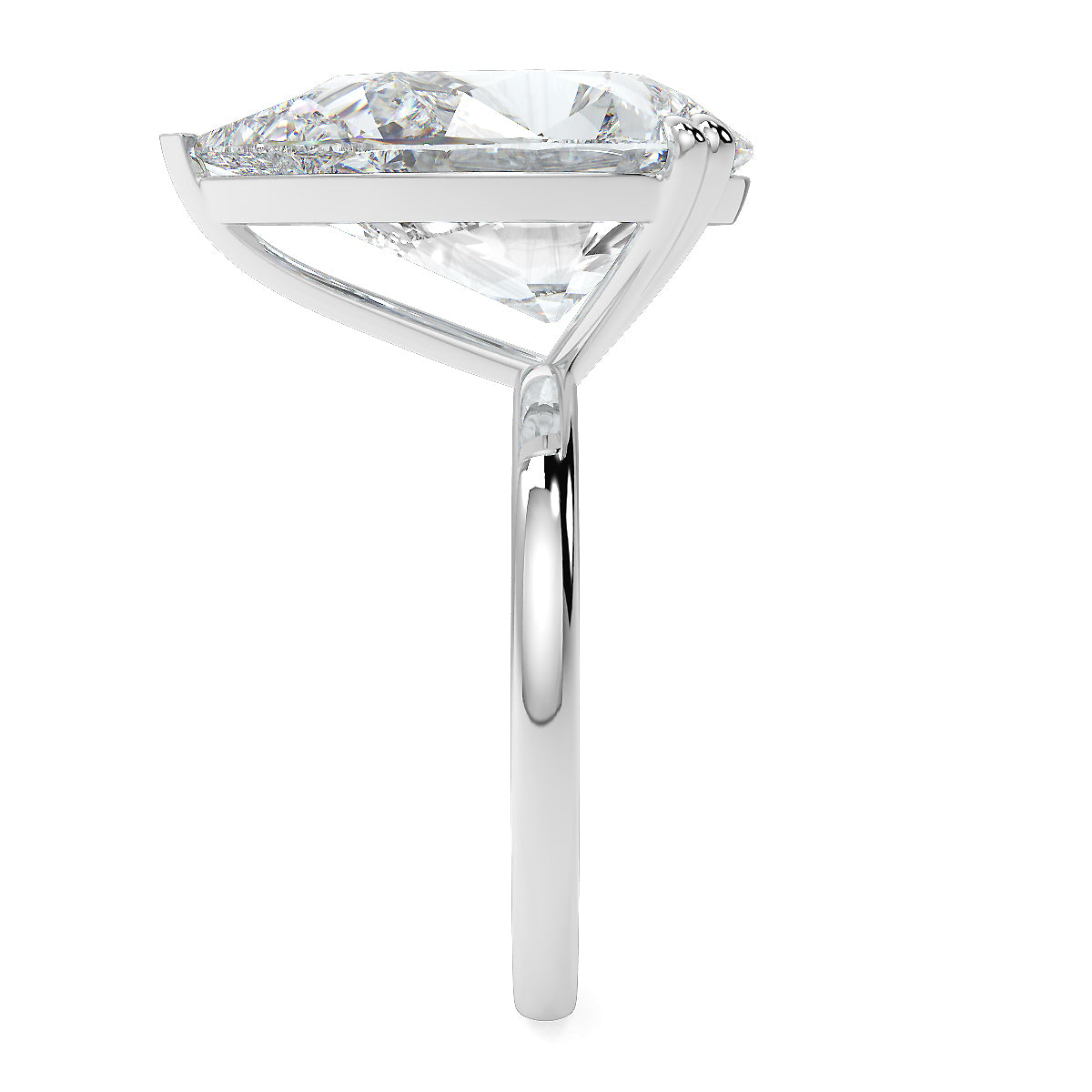 10 Carat Pear Solitaire Lab Grown Diamond Solitaire Ring – Engagement Ring | Ethical & Sustainable Luxury