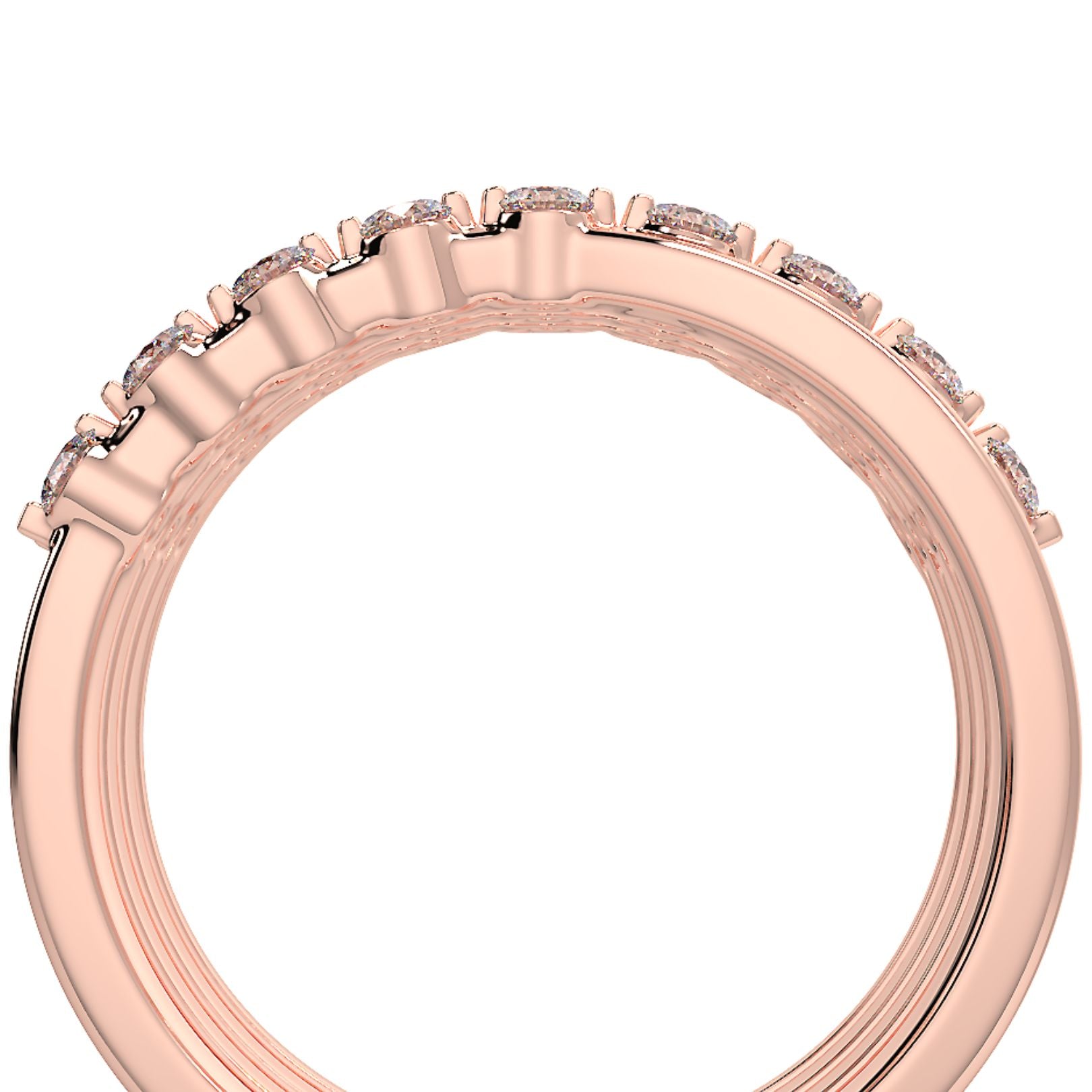 Multi-Row Eternity Lab-Grown Diamond Band