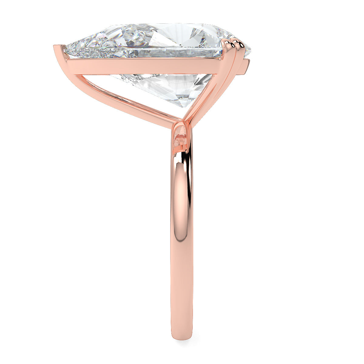 10 Carat Pear Solitaire Lab Grown Diamond Solitaire Ring – Engagement Ring | Ethical & Sustainable Luxury