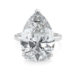 10 Carat Pear Solitaire Lab Grown Diamond Solitaire Ring – Engagement Ring | Ethical & Sustainable Luxury