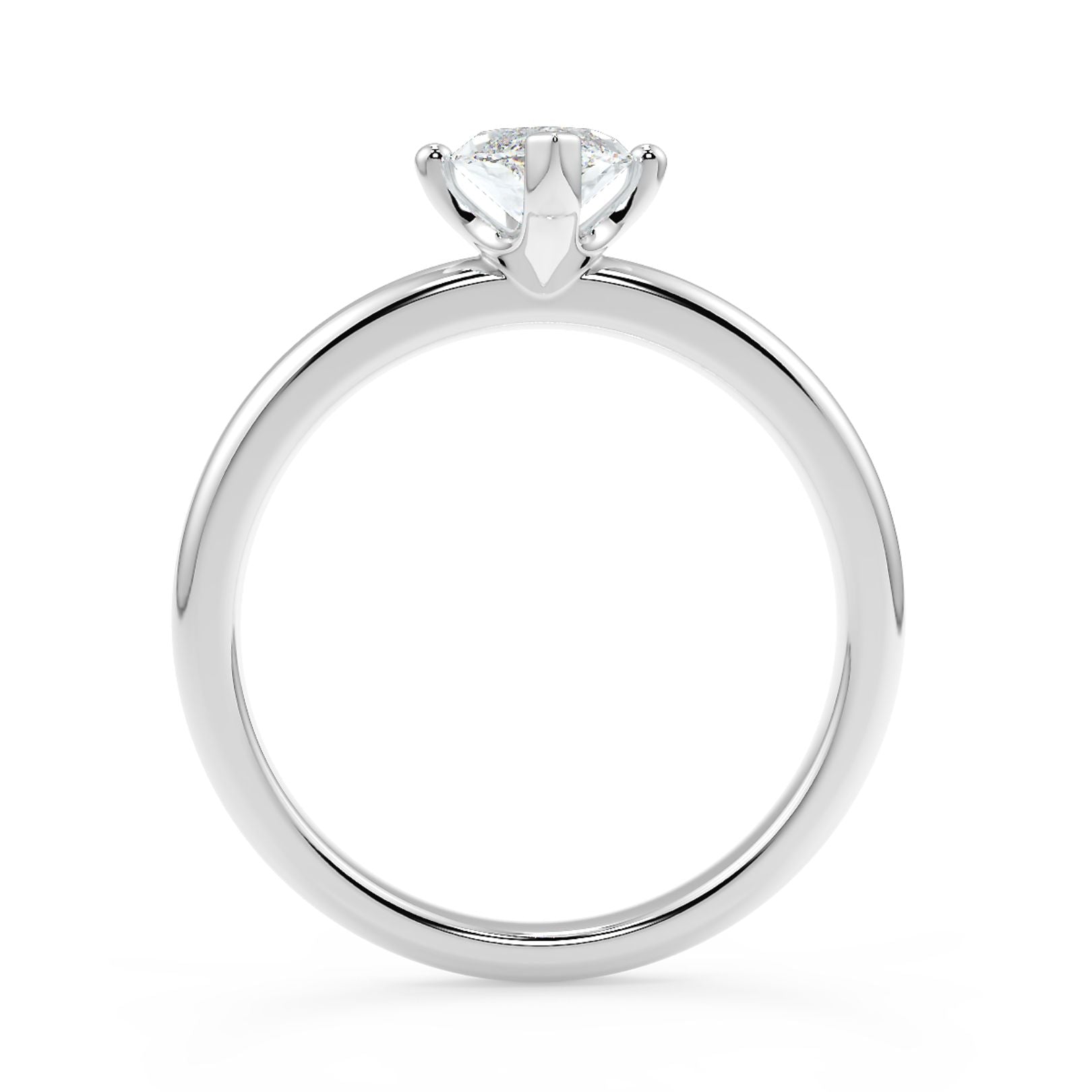 1–3 Carat Marquise Cut Lab Grown Diamond Solitaire Ring | Elongated Brilliant Shape | IGI Certified | 18K White, Yellow & Rose Gold