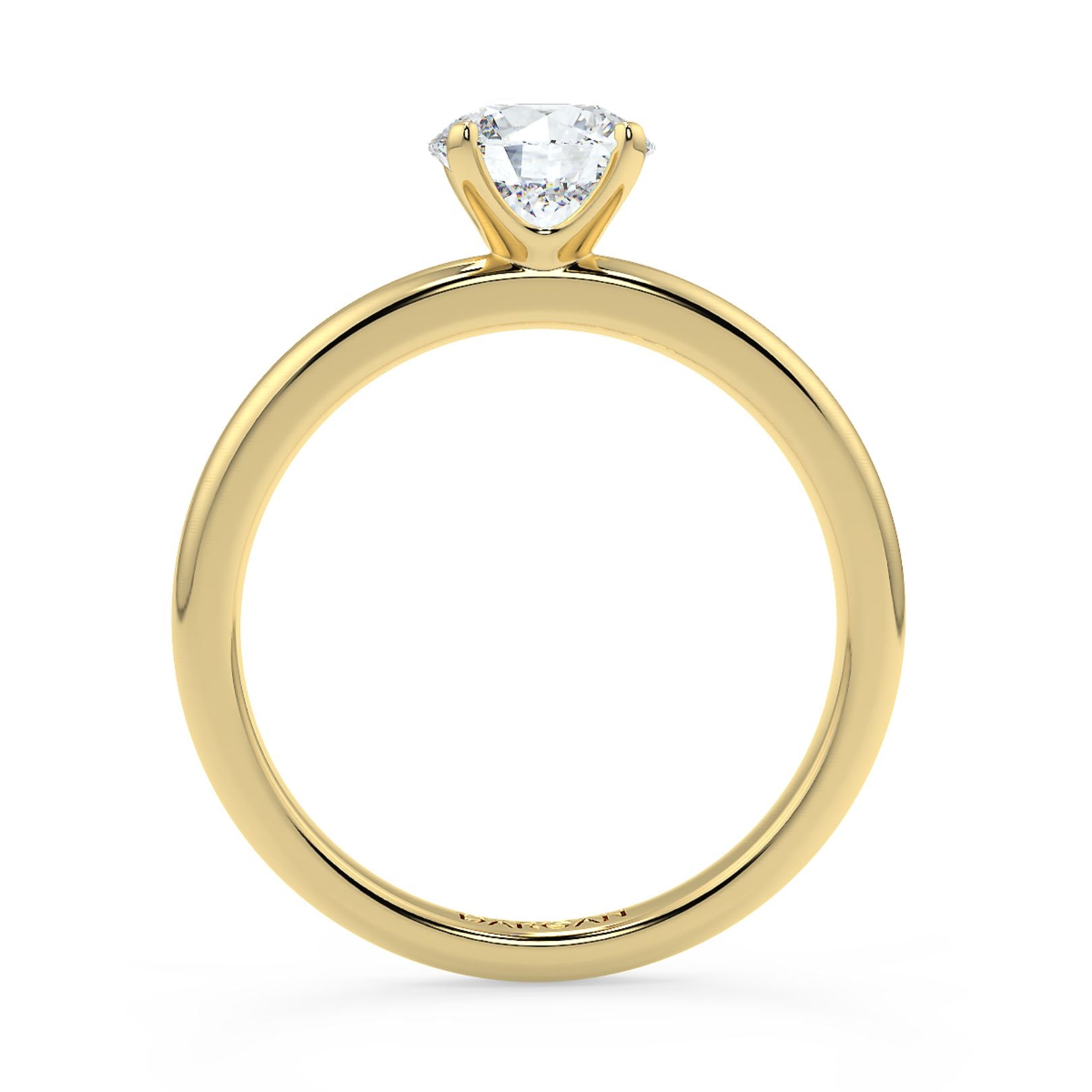1–3 Carat Round Cut Lab Grown Diamond Solitaire Ring | Classic 4-Prong | IGI Certified | 18K White, Yellow & Rose Gold