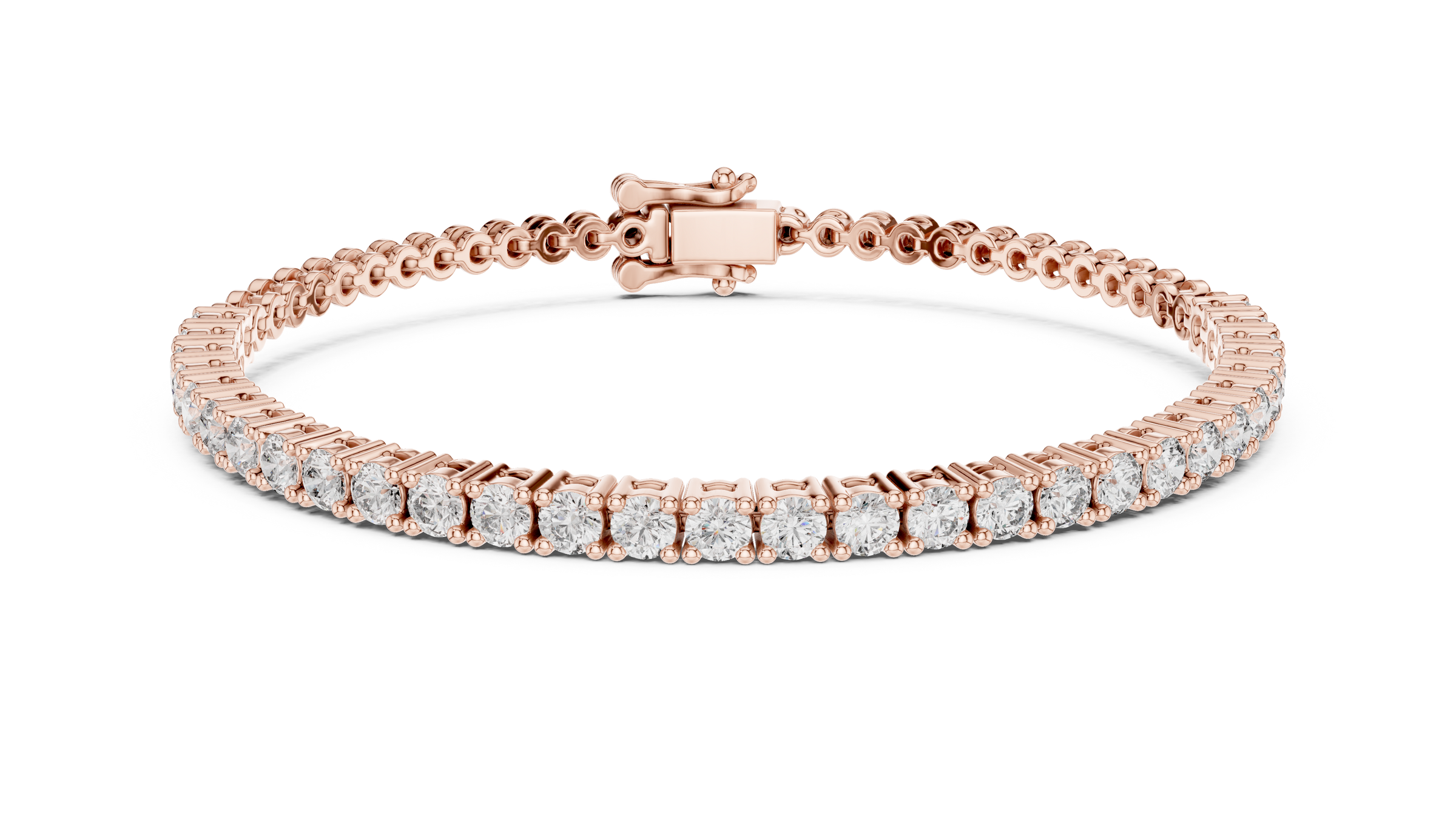 Everyday Lab-Grown Diamond Tennis Bracelet in 18K Gold | 1.8 Carats