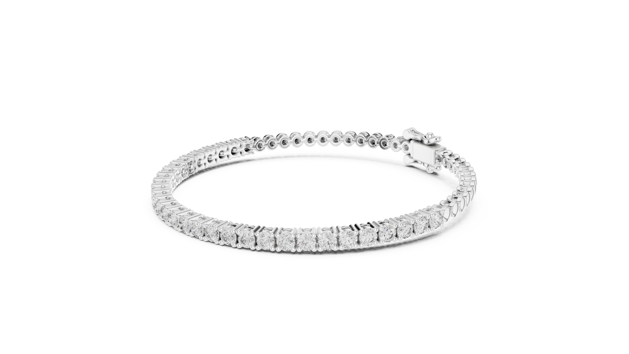 Everyday Lab-Grown Diamond Tennis Bracelet in 18K Gold | 1.8 Carats