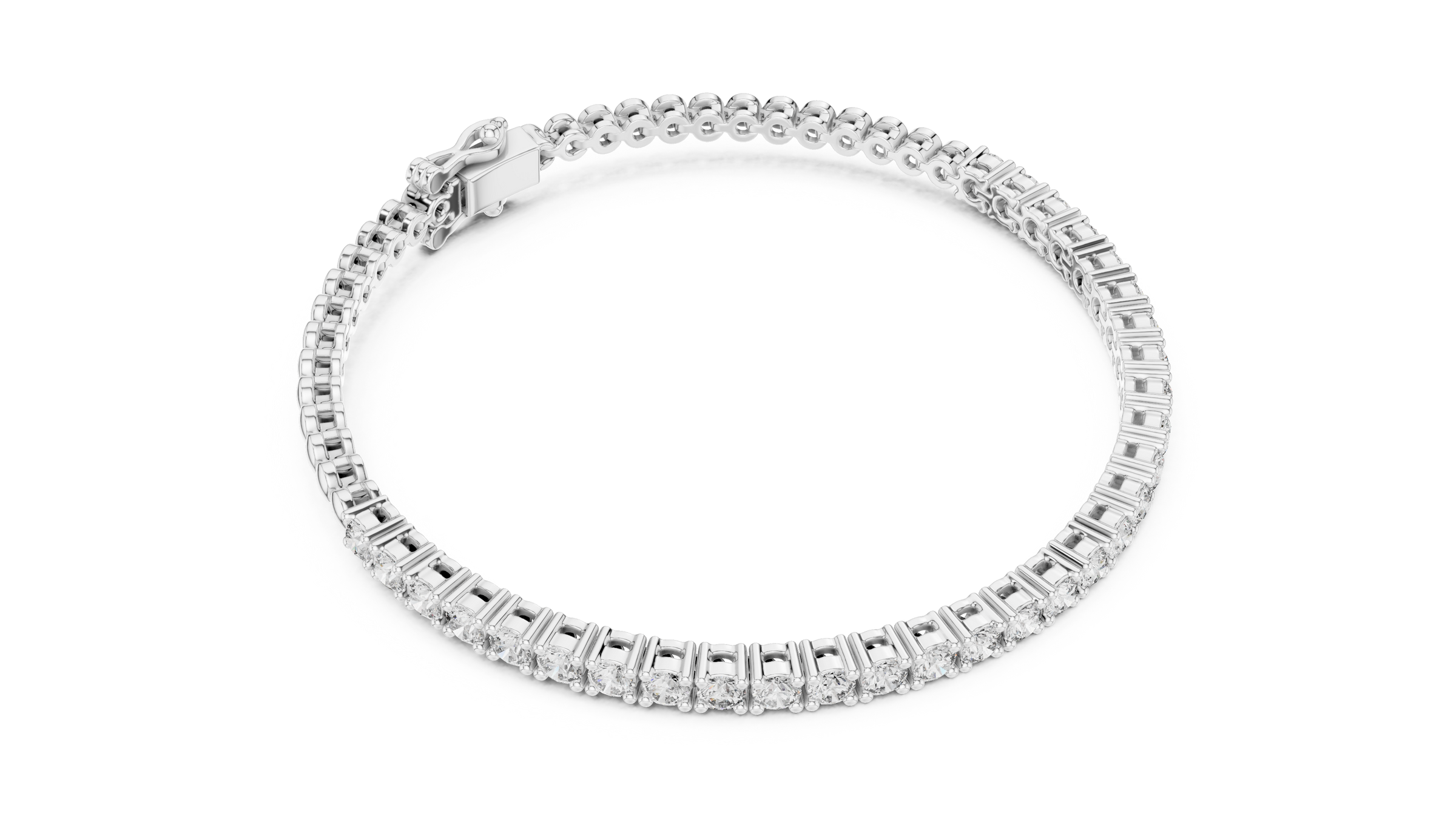 Everyday Lab-Grown Diamond Tennis Bracelet in 18K Gold | 1.8 Carats