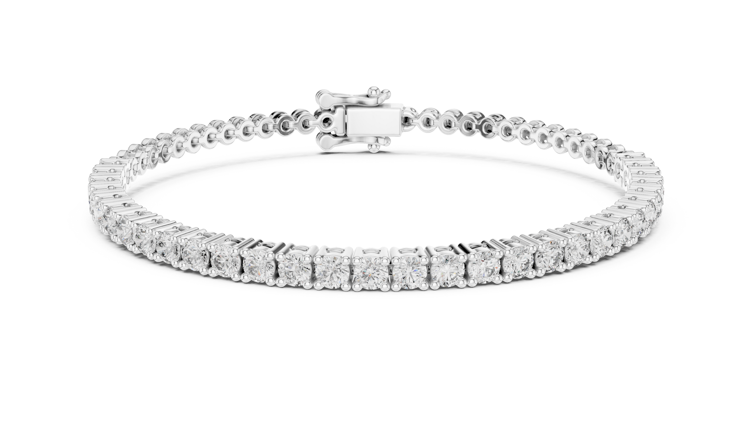 Everyday Lab-Grown Diamond Tennis Bracelet in 18K Gold | 1.8 Carats