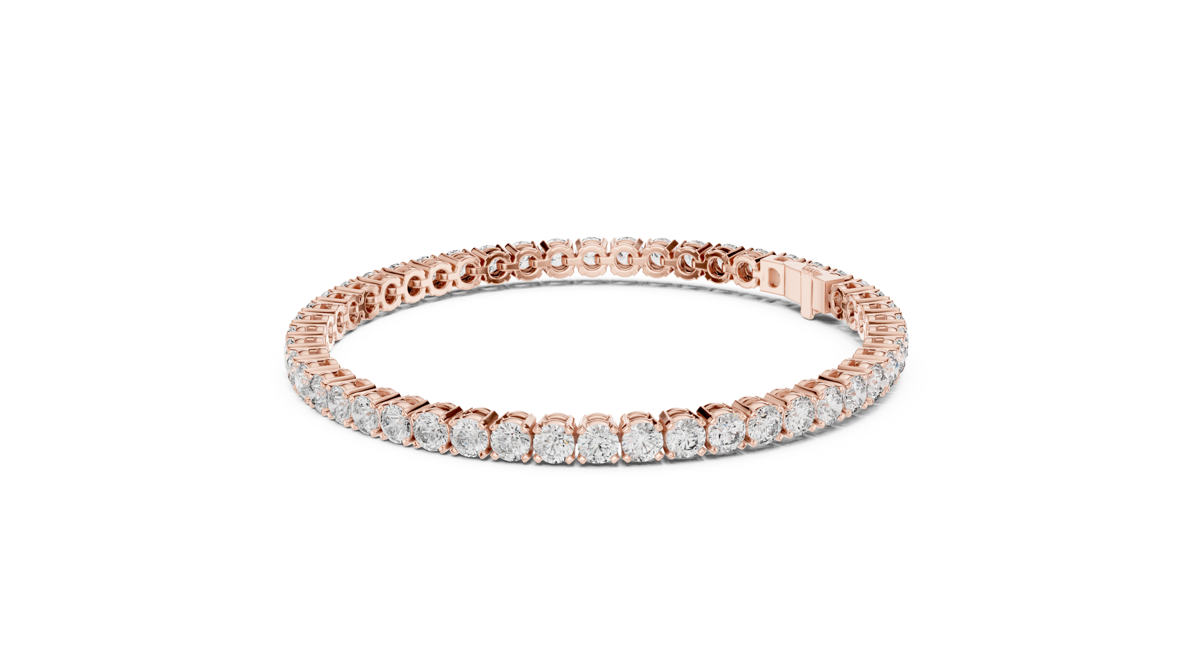 Lab-Grown Diamond Tennis Bracelet 13 Pointer Each in 18K Gold | Premium Everyday Diamond Bracelet