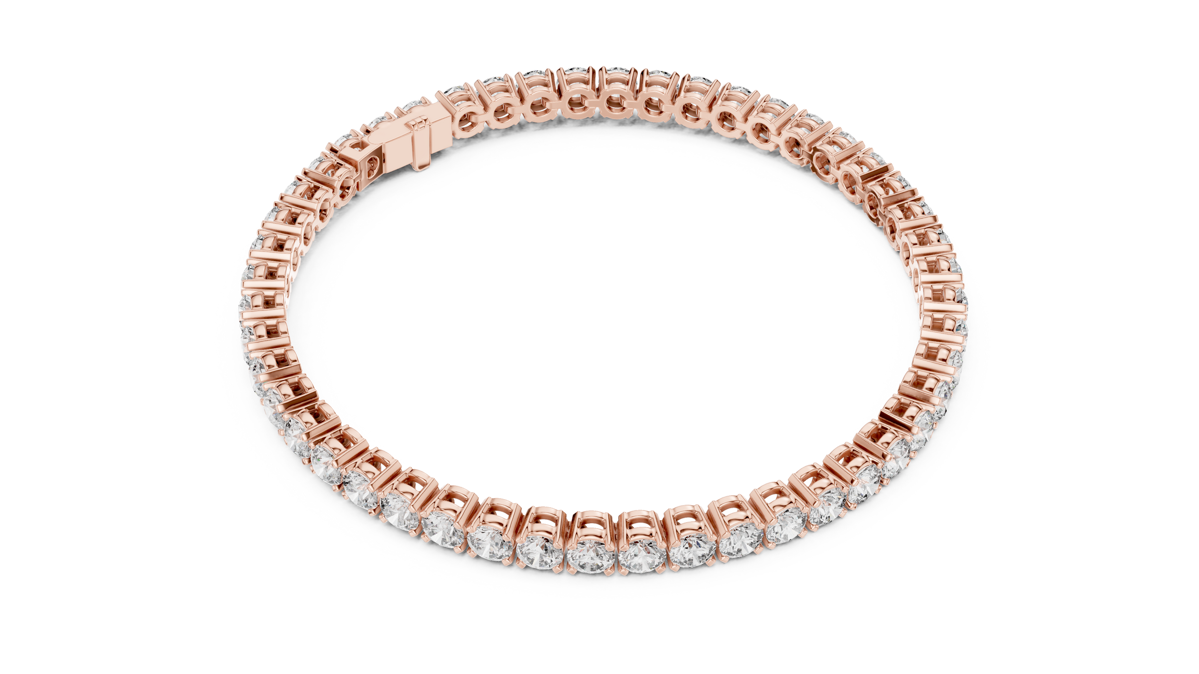 Lab-Grown Diamond Tennis Bracelet 13 Pointer Each in 18K Gold | Premium Everyday Diamond Bracelet
