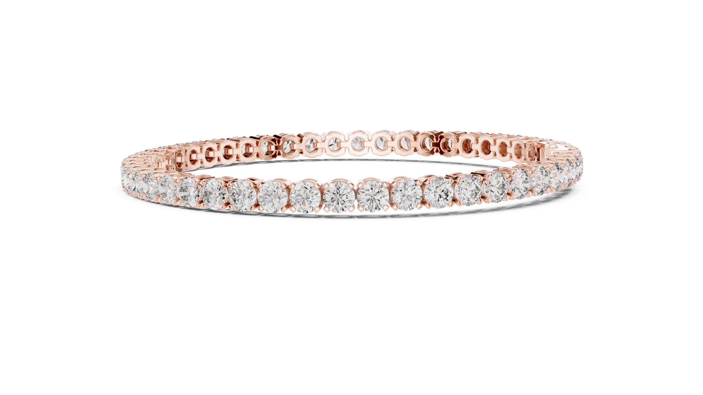 Lab-Grown Diamond Tennis Bracelet 13 Pointer Each in 18K Gold | Premium Everyday Diamond Bracelet