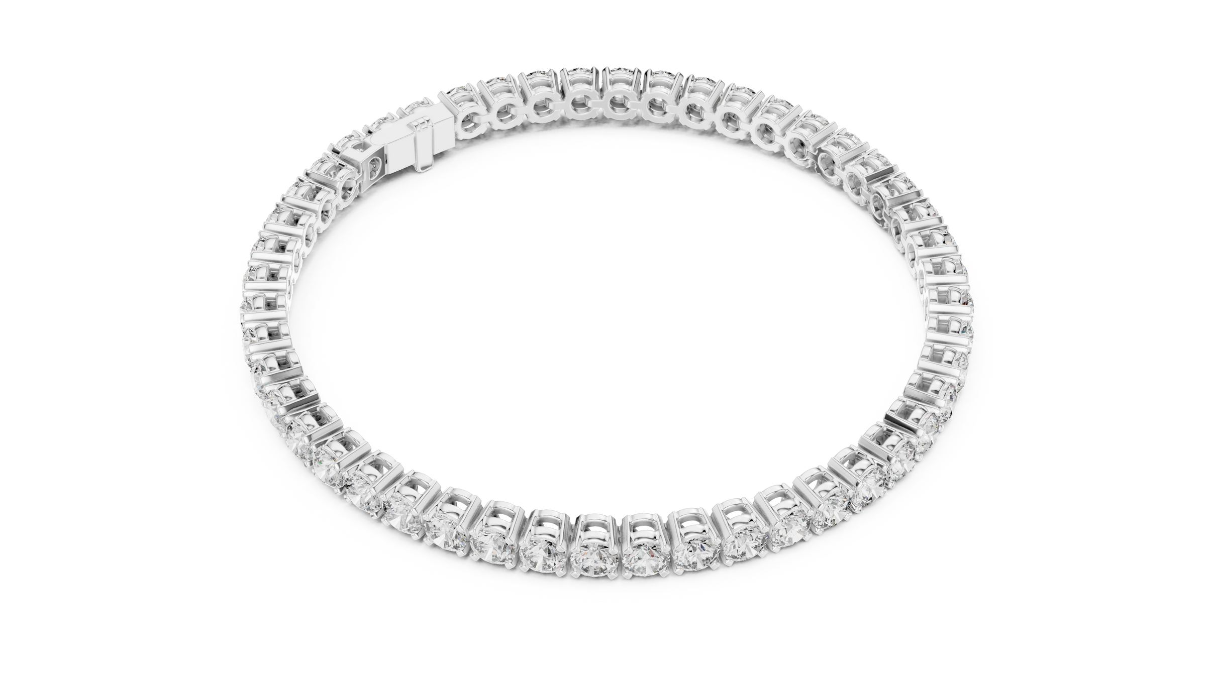 Lab-Grown Diamond Tennis Bracelet 13 Pointer Each in 18K Gold | Premium Everyday Diamond Bracelet