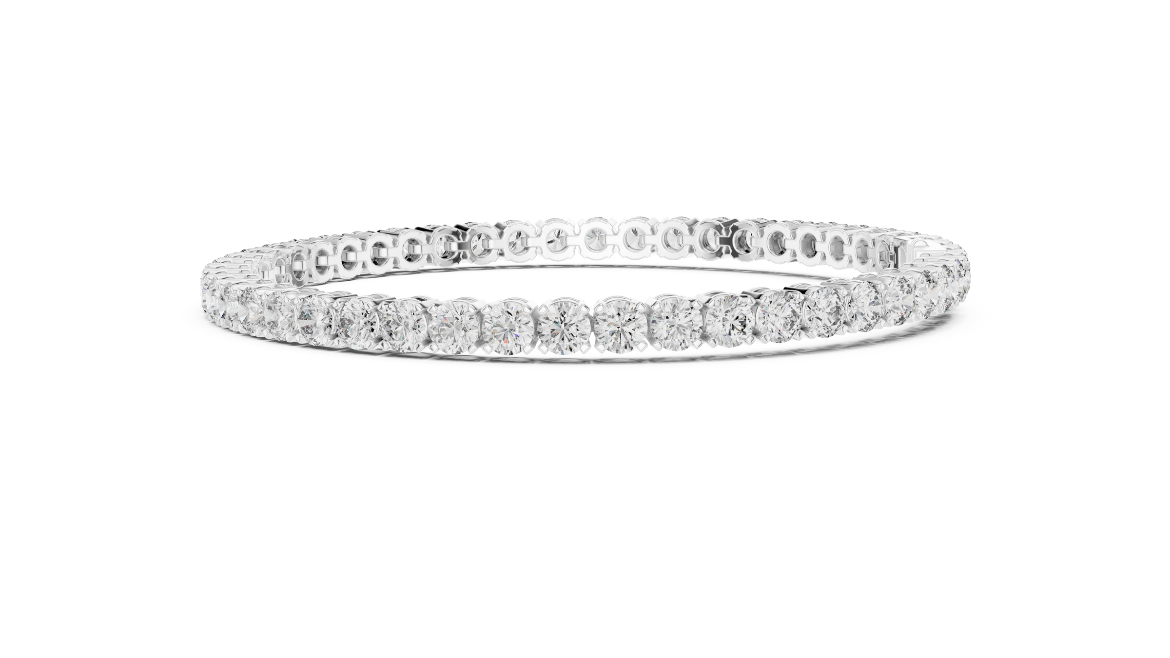 Lab-Grown Diamond Tennis Bracelet 13 Pointer Each in 18K Gold | Premium Everyday Diamond Bracelet