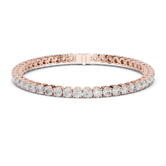 Lab-Grown Diamond Tennis Bracelet 13 Pointer Each in 18K Gold | Premium Everyday Diamond Bracelet