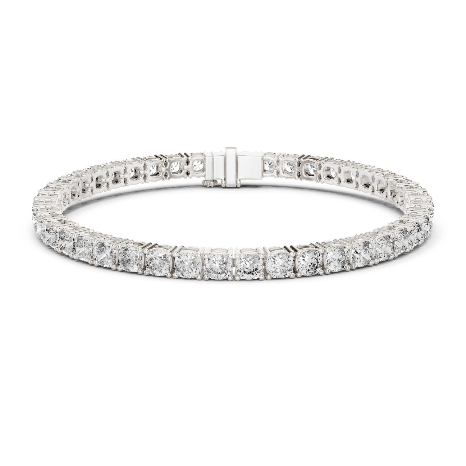 Lab-Grown Diamond Tennis Bracelet 15 Pointer Each in 18K Gold | Classic Setting