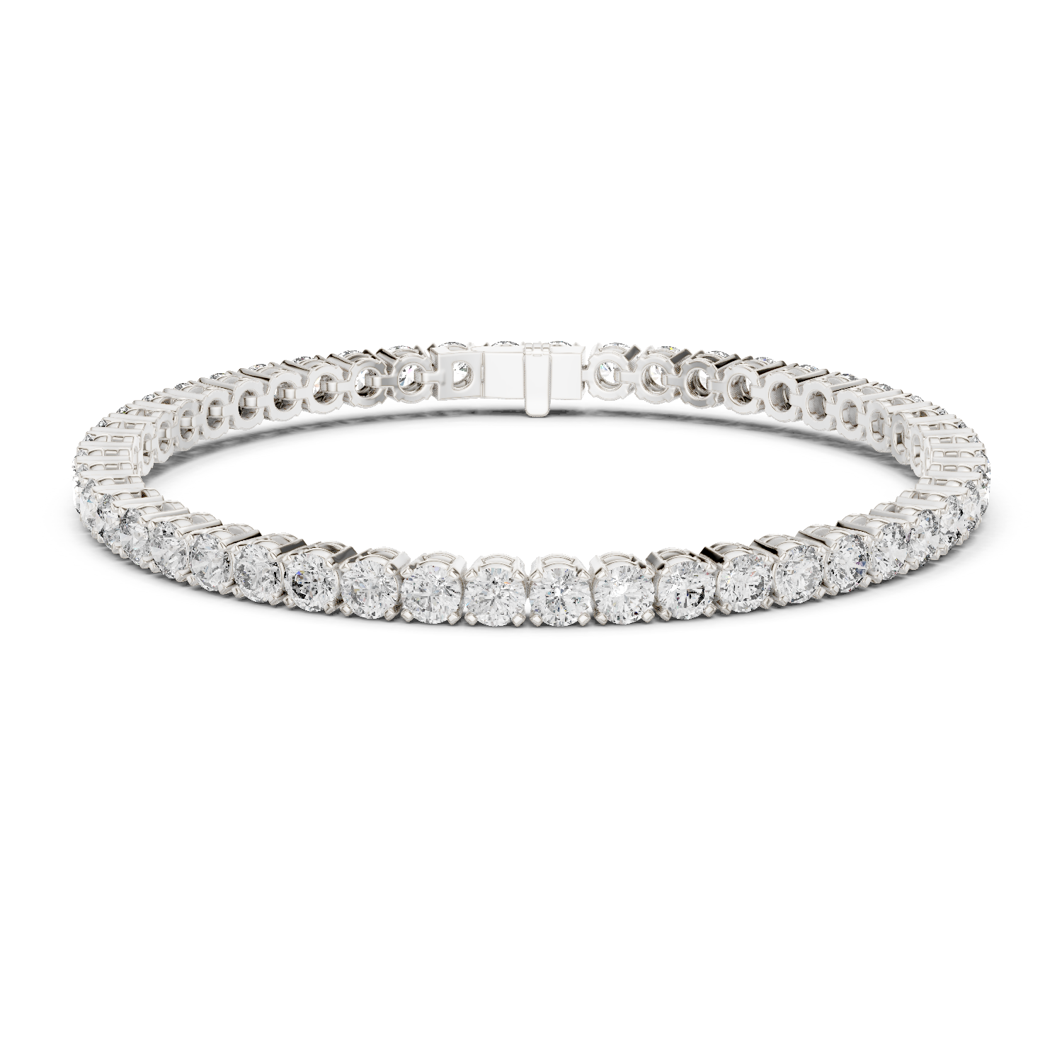 Lab-Grown Diamond Tennis Bracelet 13 Pointer Each in 18K Gold | Premium Everyday Diamond Bracelet
