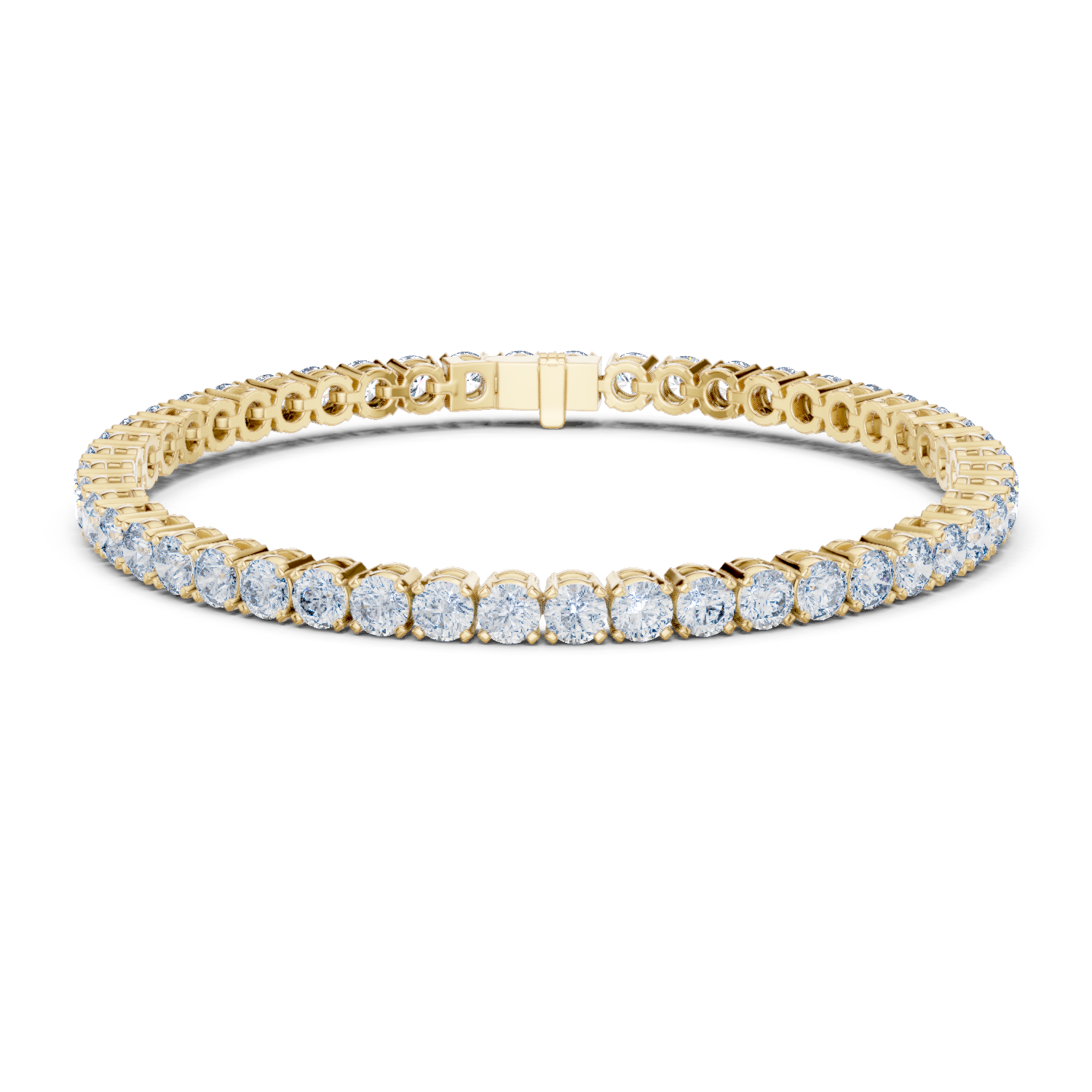 Lab-Grown Diamond Tennis Bracelet 13 Pointer Each in 18K Gold | Premium Everyday Diamond Bracelet